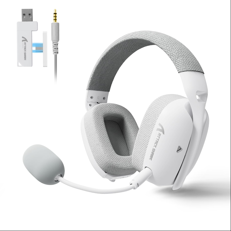 ATTACK SHARK L80PRO WIRELESS WH GAMING HEADSET