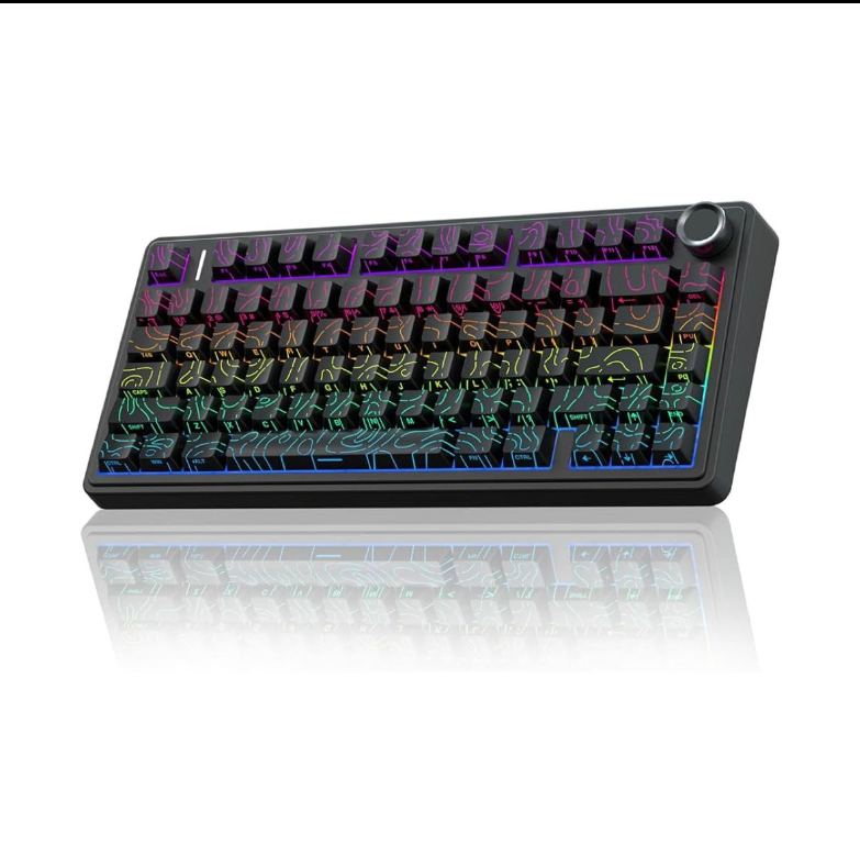 AULA F75 WIRELESS MECHANICAL KEYBOARD – BLACK