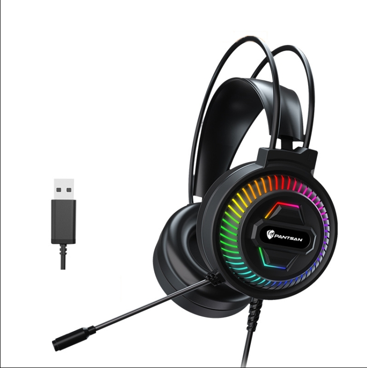 PANTSAN PSH-400 USB VIRTUAL GAMING HEADSET – BLACK