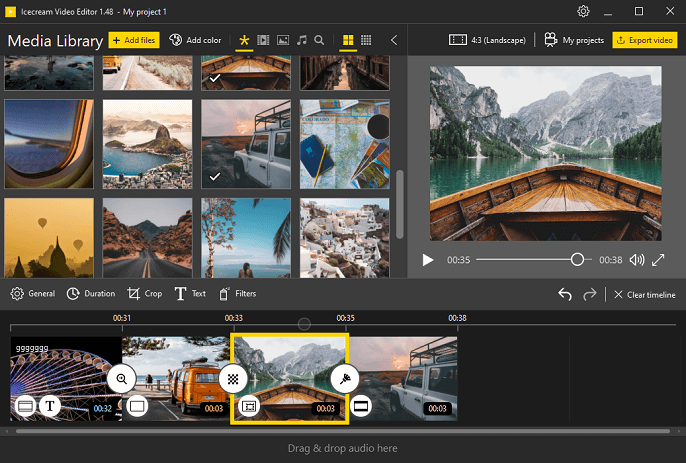 A huge number of features in the video editor VideoProc 2023
