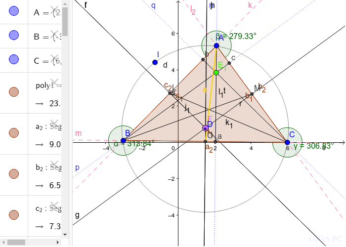 The user interface of Geogebra, though robust, is much more intuitive than many of its counterparts.