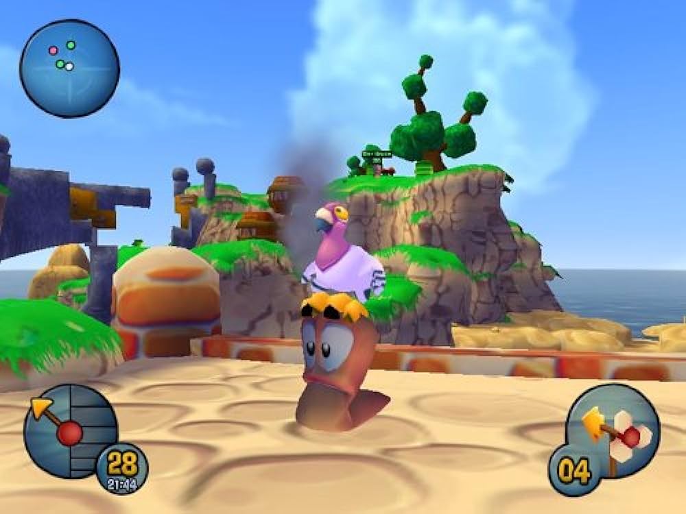 Worms 3D is bold.